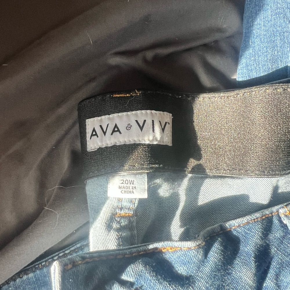 Ava & Viv Classic Blue Jeggings - Picture 2 of 2